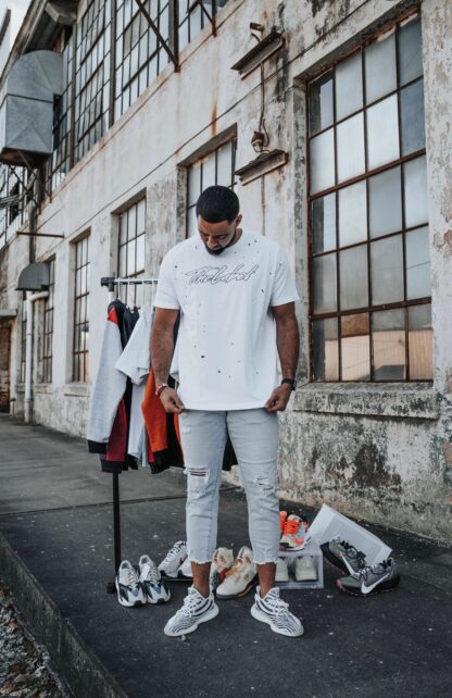 “Don’t Stress” Distressed Tee