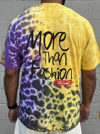 "More Than Fashion" Tee - Tie Dye - Image 2
