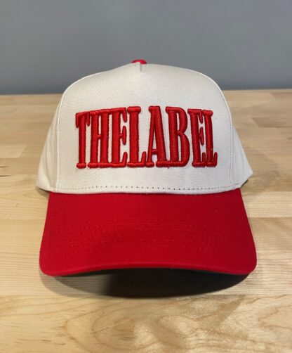 "THELABEL" Snapback - Red