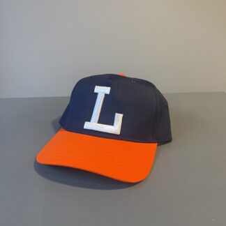 "L" Logo Hat - Navy/Orange