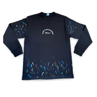 LS Splatter Tee - Black
